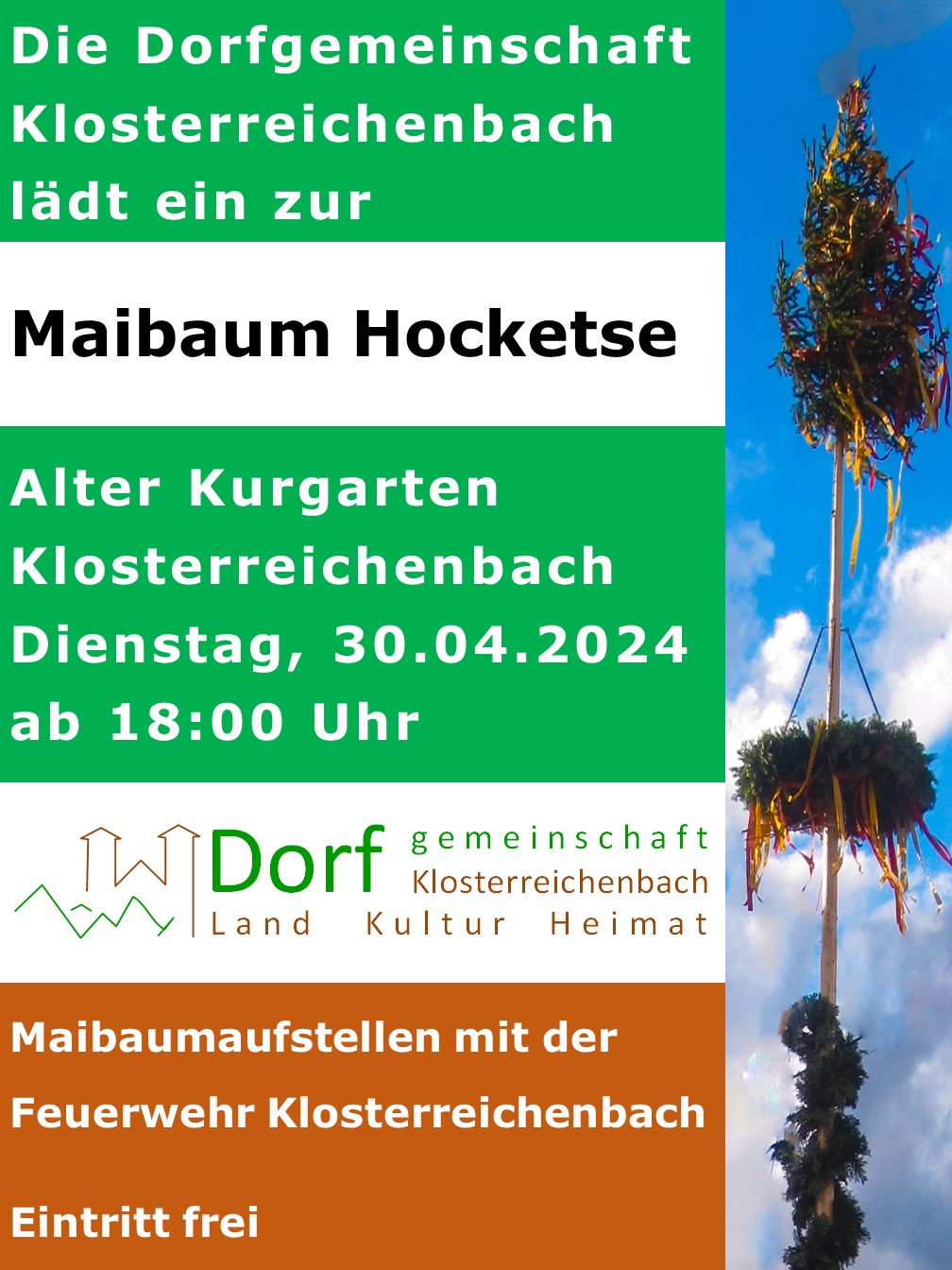 Plakat Maibaum 2024